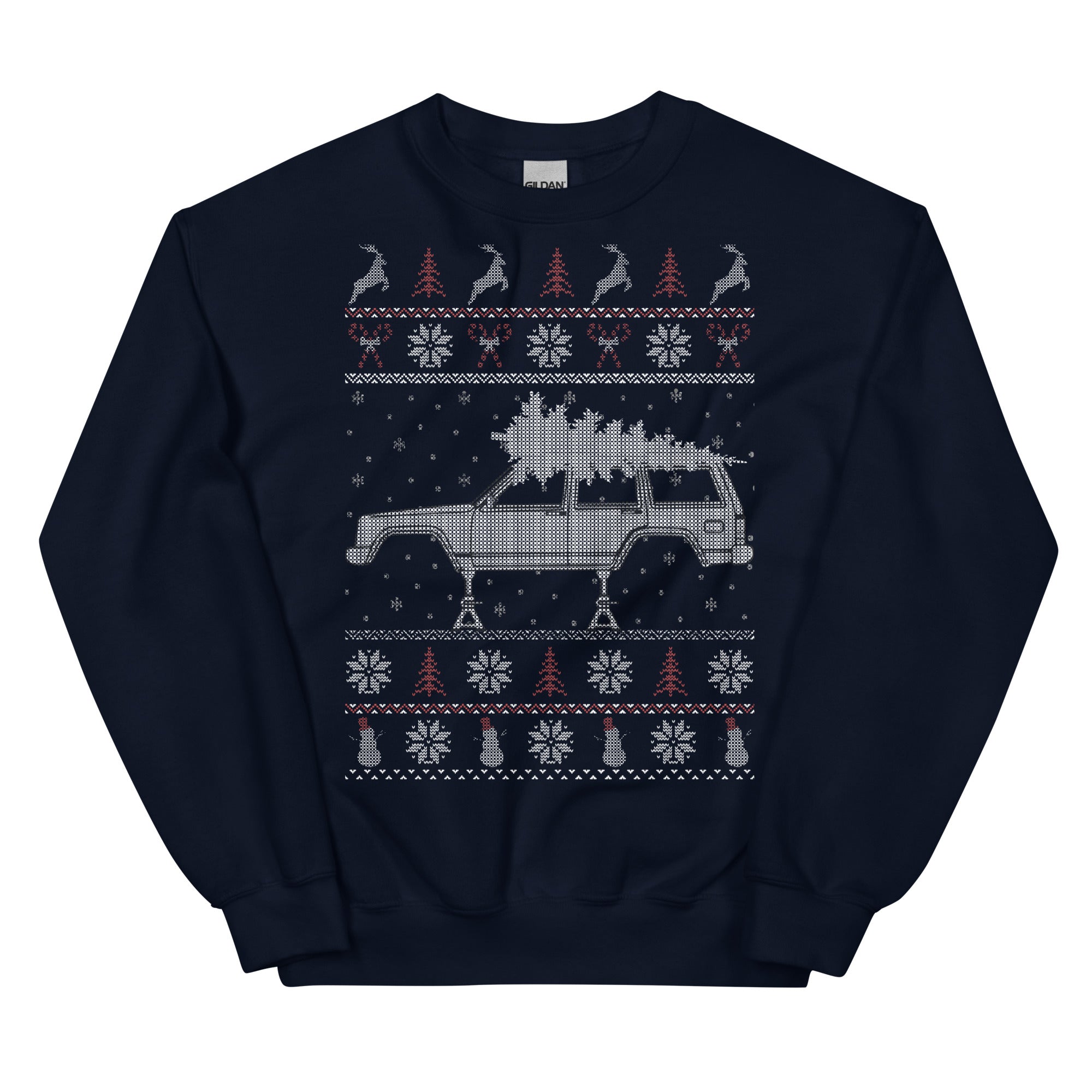 ★JEEP★ Cherokee Racing V-neck Sweatshirt Jeep Cherokee XJ front' Unisex Crewneck Sweatshirt | Spreadshirt